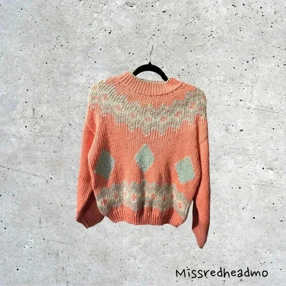 Alexandra Sweaters - VINTAGE Alexandra Hand Knit Sweater - Small